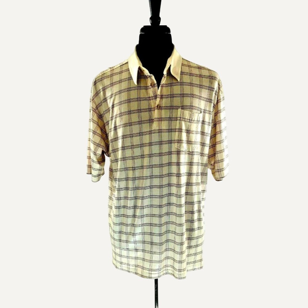 Cotton N Comfort Short Sleeve Mens Golf Shirt Winner Mate Athletic Sport Casual
